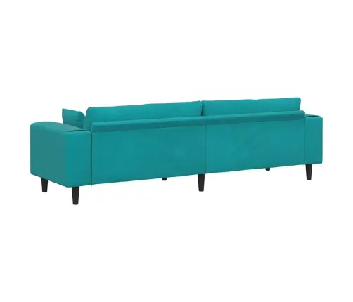 Aksominė Sofa Su Pagalve Turkio 208 Cm Aksomas