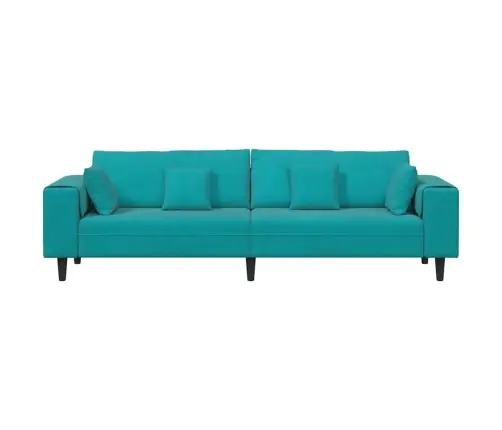 Aksominė Sofa Su Pagalve Turkio 208 Cm Aksomas