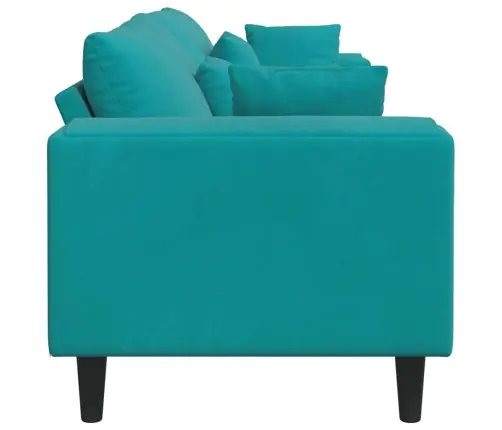 Aksominė Sofa Su Pagalve Turkio 208 Cm Aksomas