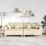 Kangast Diivan Padjaga Cream 208 Cm Kangas