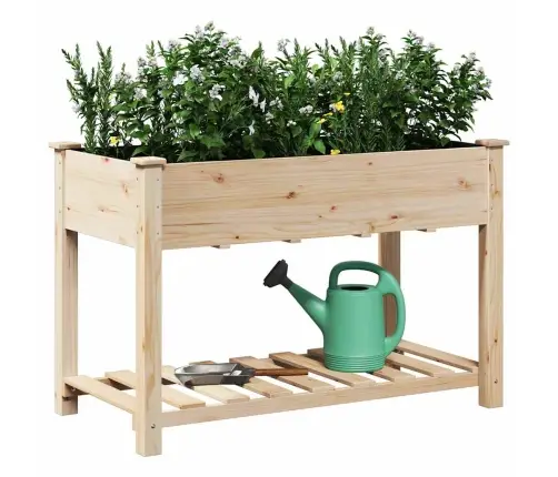 Dārza Stādītājs Bēša 115 X 59 X 76.5 Cm Ciedra Koksne Vidaxl