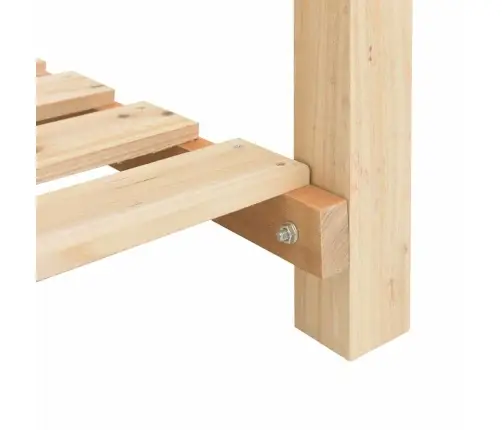 Aia Istutuspot Riiuliga Beež 161 X 43 X 76,5 Cm Tugev Kuusepuit