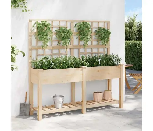 Dārza Stādītājs Bēša 161 X 46 X 152.5 Cm Ciedra Koksne Vidaxl