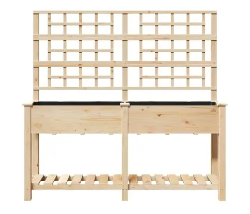 Dārza Stādītājs Bēša 161 X 46 X 152.5 Cm Ciedra Koksne Vidaxl