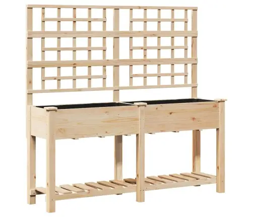 Dārza Stādītājs Bēša 161 X 46 X 152.5 Cm Ciedra Koksne Vidaxl