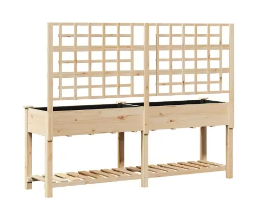 Sodo Vazonas Su Lentyna Smėlio 203,5 X 54 X 152,5 Cm