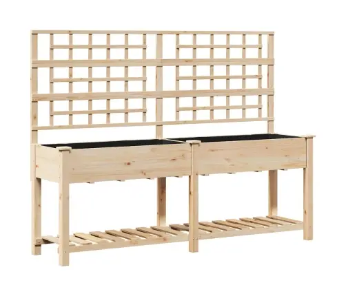 Sodo Vazonas Su Lentyna Smėlio 203,5 X 54 X 152,5 Cm