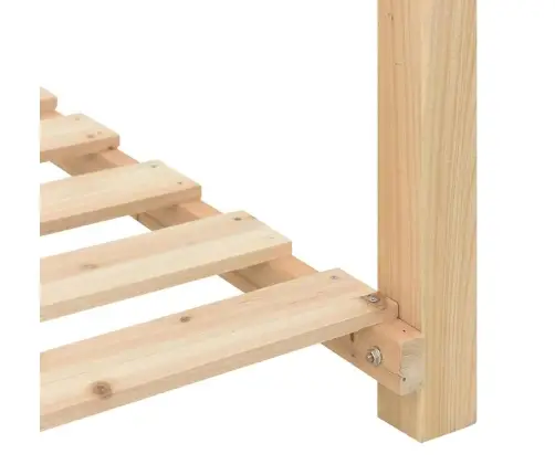 Aia Istutuspot Riiuliga Beež 111 X 37 X 76,5 Cm Tugev Kuusepuit