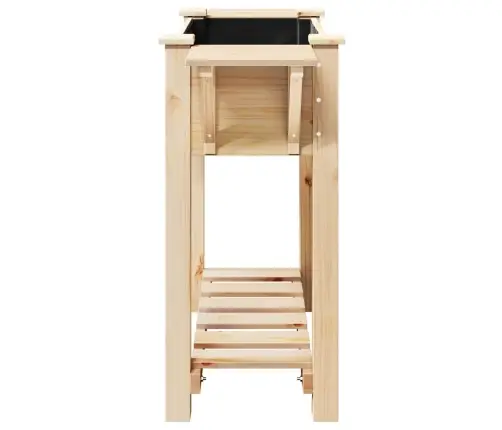 Aia Istutuspot Riiuliga Beež 111 X 37 X 76,5 Cm Tugev Kuusepuit