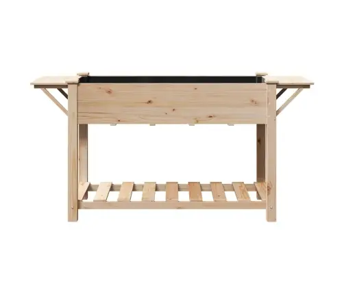 Aia Istutuspot Riiuliga Beež 155 X 59 X 76,5 Cm Tugev Kuusepuit