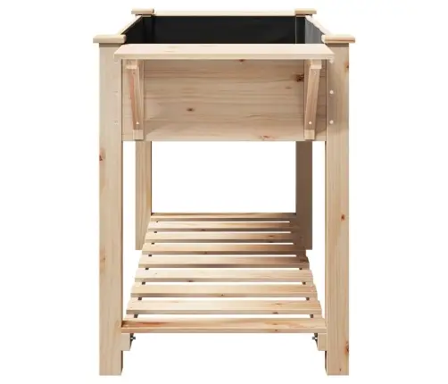 Aia Istutuspot Riiuliga Beež 155 X 59 X 76,5 Cm Tugev Kuusepuit