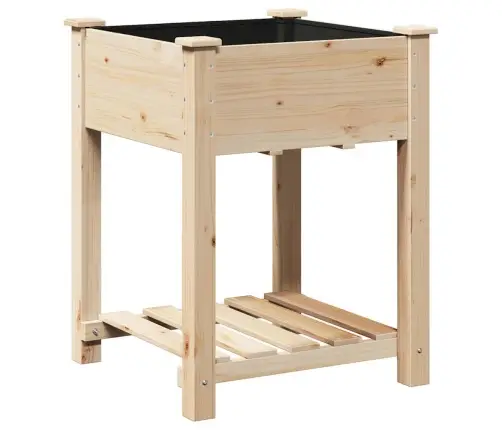 Dārza Stādītājs Bēša 60.5 X 60 X 76.5 Cm Ciedra Koksne Vidaxl