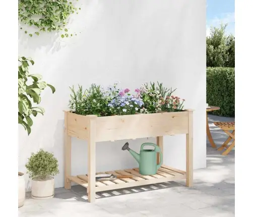 Aia Istutuspot Riiuliga Beež 115 X 59 X 76,5 Cm Tugev Kuusepuit