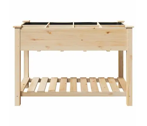 Aia Istutuspot Riiuliga Beež 115 X 59 X 76,5 Cm Tugev Kuusepuit