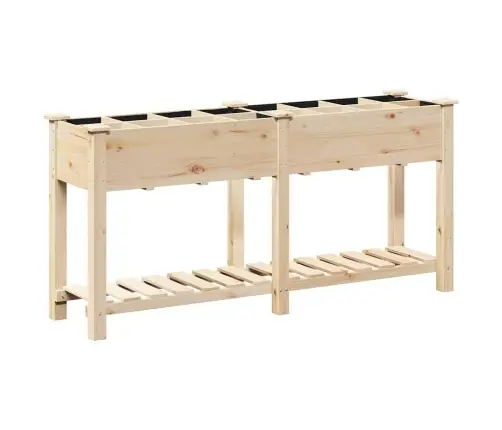 Dārza Stādītājs Bēša 161.5 X 45 X 76.5 Cm Ciedra Koksne Vidaxl