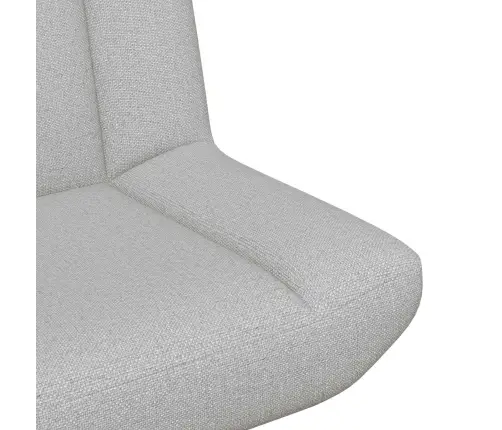 Akcenta Krēsls Gaiši Pelēks Auduma Apdare Un Metāla Rāmis Vidaxl