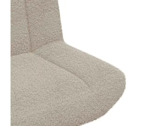 Sukamasis Krėslas Šviesiai Pilka 63 X 75 X 76 Cm Avikailis