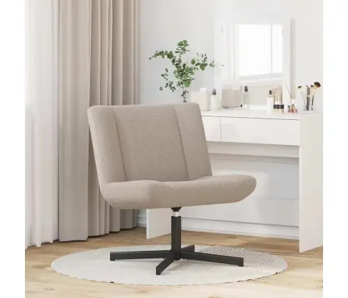 Sukamasis Krėslas Šviesiai Pilka 63 X 75 X 76 Cm Avikailis