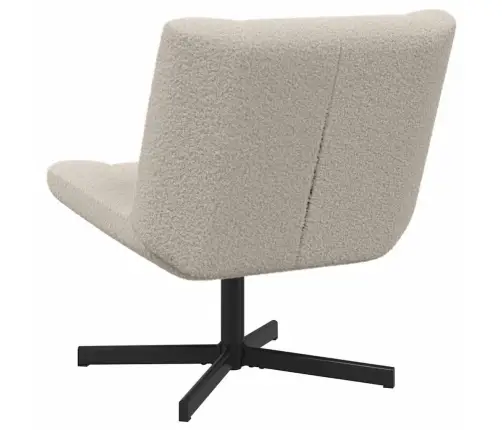 Sukamasis Krėslas Šviesiai Pilka 63 X 75 X 76 Cm Avikailis