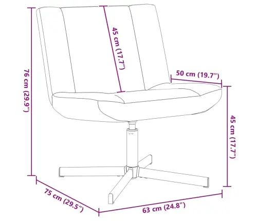 Pöörlev Tool Cream 63 X 75 X 76 Cm Lambanahk