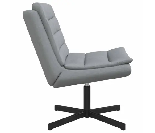 Griezošais Krēsls Gaiši Pelēks Audums Standarta Ergonomisks Vidaxl