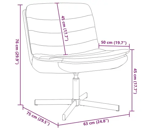 Griezošais Krēsls Gaiši Pelēks Audums Standarta Ergonomisks Vidaxl