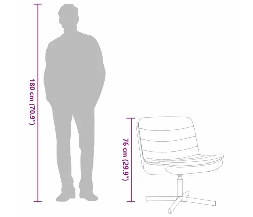 Sukamasis Krėslas Taupe 63 X 75 X 76 Cm Audinys