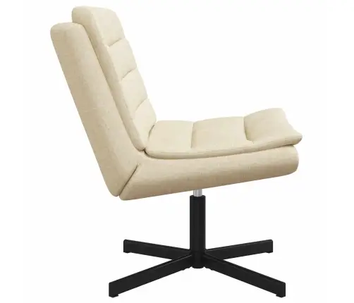 Sukamasis Krėslas Kreminė 63 X 75 X 76 Cm Audinys