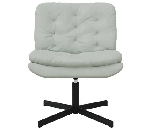 Griežamā Relaksācijas Krēsls Gaiši Pelēka 63 X 75 X 76 Cm Samts Vidaxl