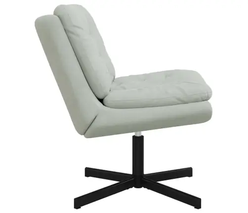 Griežamā Relaksācijas Krēsls Gaiši Pelēka 63 X 75 X 76 Cm Samts Vidaxl