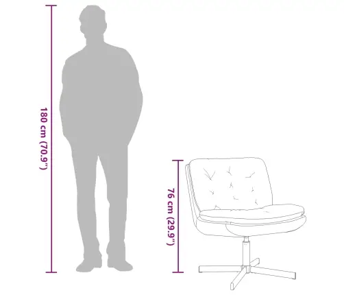 Griežamā Relaksācijas Krēsls Gaiši Pelēka 63 X 75 X 76 Cm Samts Vidaxl