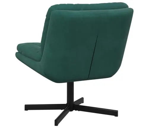 Griežamā Relaksācijas Krēsls Tumši Zaļa 63 X 75 X 76 Cm Samts Vidaxl