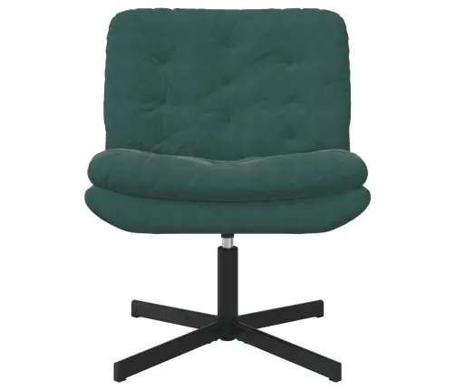 Griežamā Relaksācijas Krēsls Tumši Zaļa 63 X 75 X 76 Cm Samts Vidaxl