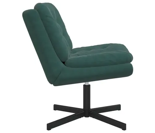 Griežamā Relaksācijas Krēsls Tumši Zaļa 63 X 75 X 76 Cm Samts Vidaxl