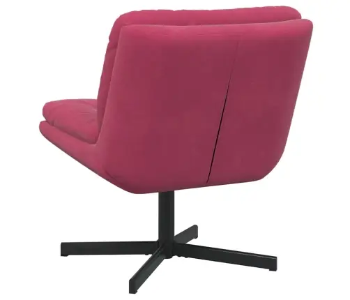 Griežamā Relaksācijas Krēsls Vīnsarkans 63 X 75 X 76 Cm Samts Vidaxl