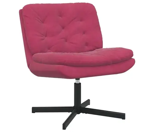 Griežamā Relaksācijas Krēsls Vīnsarkans 63 X 75 X 76 Cm Samts Vidaxl