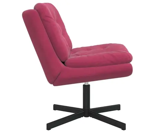 Griežamā Relaksācijas Krēsls Vīnsarkans 63 X 75 X 76 Cm Samts Vidaxl