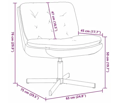 Griežamā Relaksācijas Krēsls Vīnsarkans 63 X 75 X 76 Cm Samts Vidaxl