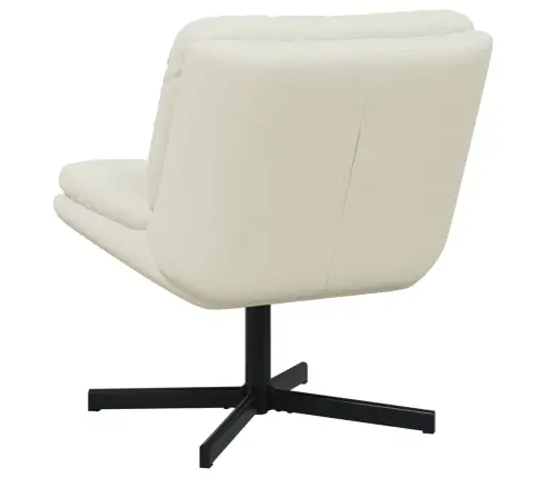 Sukamas Poilsio Krėslas Kreminė 63 X 75 X 76 Cm Aksomas