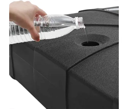 2 Gabali Parasola Bāzes Komplekts - 150Kg Smilšu Vai 113Kg Ūdens Vidaxl