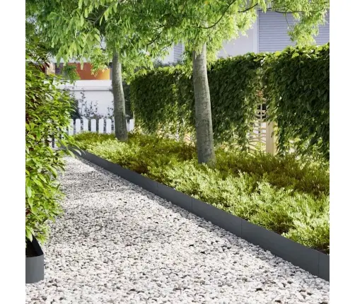 Zāliena Apmales 50 Pcs Antracīts 100 X 0.5 X 20 Cm Tērauds Vidaxl