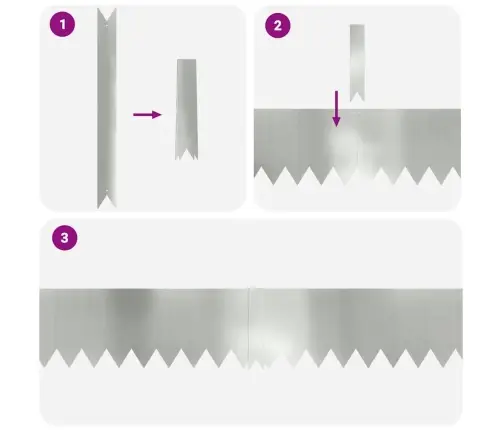 Zāliena Apmales 50 Pcs Sudraba 100 X 0.5 X 20 Cm Vidaxl