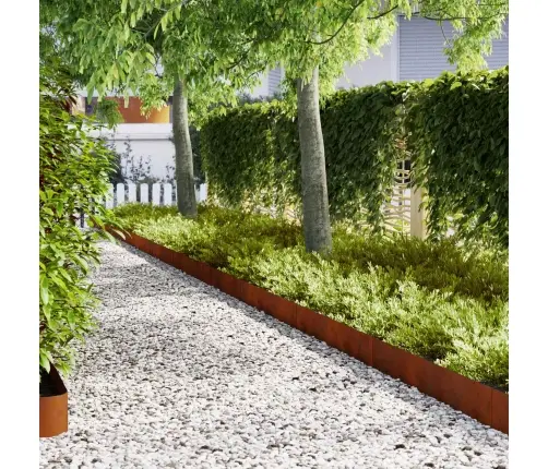 Zāliena Apmales 50 Pcs Brūna 100 X 0.5 X 20 Cm Vidaxl
