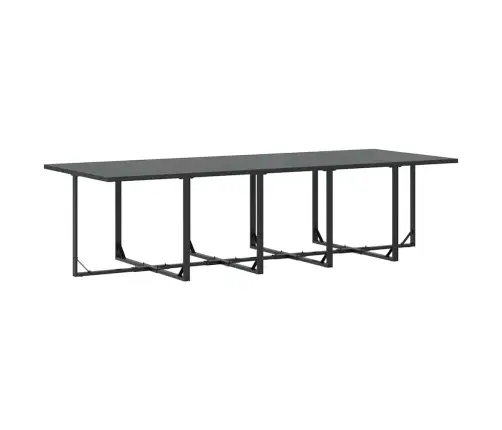 Sodo Valgomojo Komplektas 15 Pcs Juoda Plienas Sodo Valgomojo Komplektas 15 Pcs Juoda Plienas