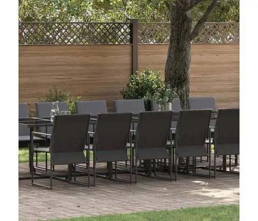 Aia Söögilaudade Komplekt 17 Pcs Must Teras