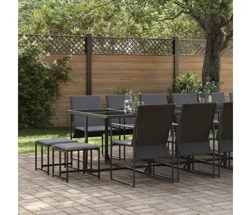 Aia Söögilaudade Komplekt 17 Pcs Must Teras