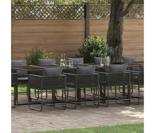 Aia Söögilaudade Komplekt 13 Pcs Must Teras