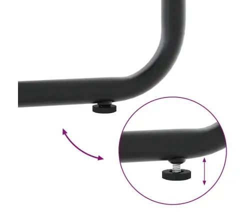 Sodo Valgomojo Komplektas 9 Pcs Juoda Plienas