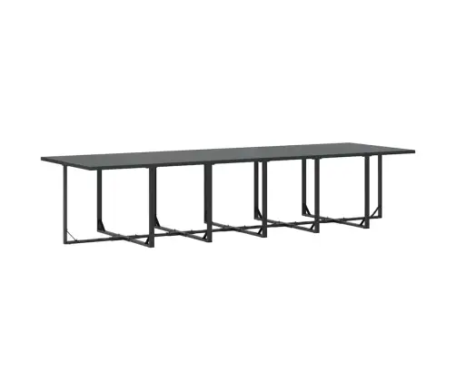 Sodo Valgomojo Komplektas 17 Pcs Juoda Plienas