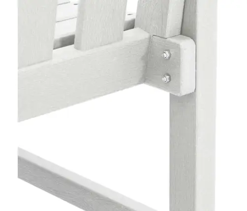 Dārza Krēsli 4 Gab Baltā Krāsā 65.5X55.5X88 Cm Hdpe Vidaxl